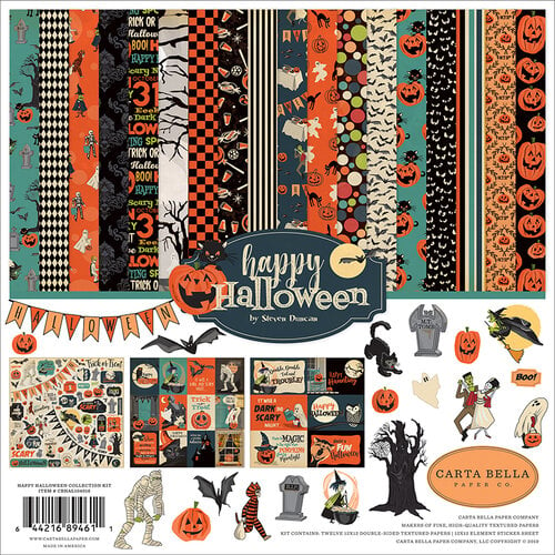 Carta Bella Paper - Happy Halloween Collection - 12 x 12 Collection Kit