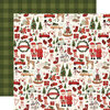 Carta Bella Paper - Hello Christmas Collection - 12 x 12 Double Sided Paper - Merry Christmas