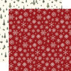 Carta Bella Paper - Hello Christmas Collection - 12 x 12 Double Sided Paper - Snowflakes