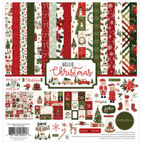 Carta Bella Paper - Hello Christmas Collection - 12 x 12 Collection Kit