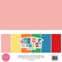 Carta Bella Paper - Happy Crafting Collection - 12 x 12 Paper Pack - Solids