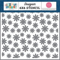 Carta Bella Paper - Happy Crafting Collection - Stencils - Flower Punch