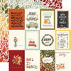 Carta Bella Paper - Hello Autumn Collection - 12 x 12 Double Sided Paper - 3 x 4 Journaling Cards