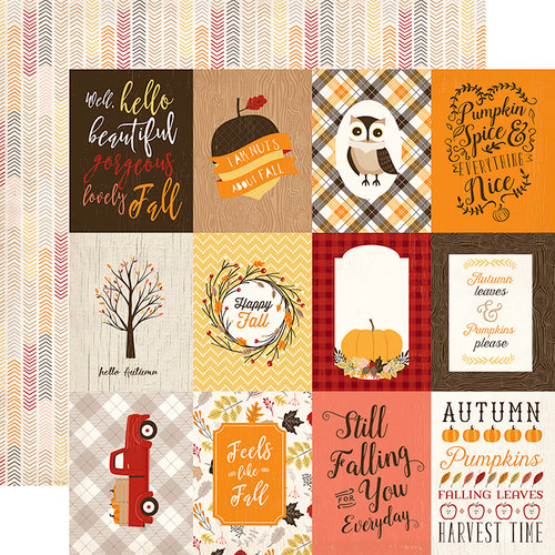 Carta Bella Paper - Hello Fall Collection - 12 x 12 Double Sided Paper - 3 x 4 Journaling Cards
