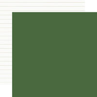 Carta Bella Paper - Home For Christmas Collection - 12 x 12 Double Sided Paper - Green