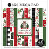 Carta Bella Paper - Home For Christmas Collection - 6 x 6 Mega Paper Pad