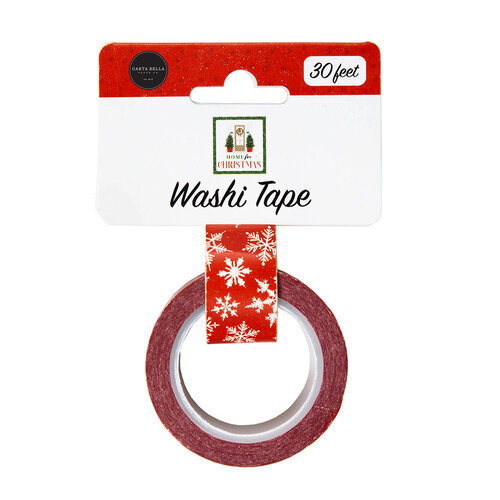 Carta Bella Paper - Home For Christmas Collection - Washi Tape - Christmas Snowflake