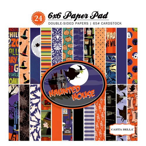 Carta Bella Paper - Haunted House Collection - Halloween - 6 x 6 Paper Pad