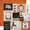 Carta Bella Paper - Halloween Market Collection - 12 x 12 Double Sided Paper - Multi Journaling Cards
