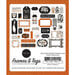 Carta Bella Paper - Halloween Market Collection - Ephemera - Frames and Tags