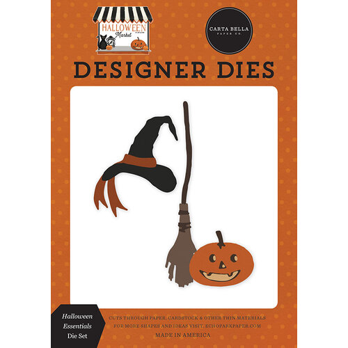 Carta Bella Paper - Halloween Market Collection - Designer Dies - Halloween Essentials