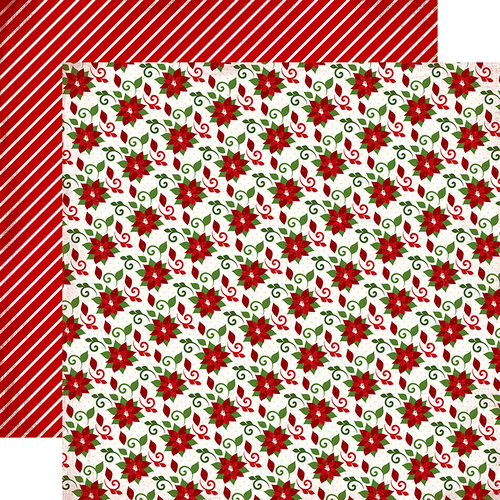 Carta Bella - Have a Merry Christmas Collection - 12 x 12 Double Sided Paper - Poinsettias