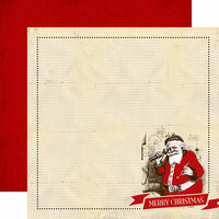 Carta Bella - Have a Merry Christmas Collection - 12 x 12 Double Sided Paper - Santa Claus