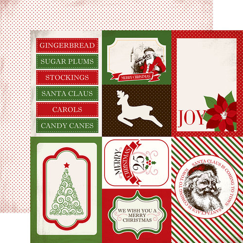 Carta Bella - Have a Merry Christmas Collection - 12 x 12 Double Sided Paper - 4 x 6 Journaling Cards