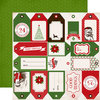 Carta Bella - Have a Merry Christmas Collection - 12 x 12 Double Sided Paper - Holiday Tags