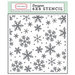 Carta Bella - Have a Merry Christmas Collection - 6 x 6 Stencil - Snowflakes 3