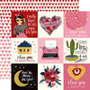 Carta Bella Paper - Hello Sweetheart Collection - 12 x 12 Double Sided Paper - 4 x 4 Journaling Cards
