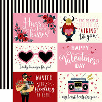 Carta Bella Paper - Hello Sweetheart Collection - 12 x 12 Double Sided Paper - 4 x 6 Journaling Cards
