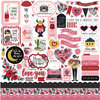 Carta Bella Paper - Hello Sweetheart Collection - 12 x 12 Cardstock Stickers
