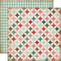 Carta Bella Paper - Home Sweet Home Collection - 12 x 12 Double Sided Paper - Handmade Quilt