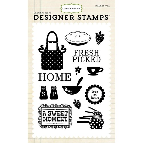 Carta Bella Paper - Home Sweet Home Collection - Clear Acrylic Stamps