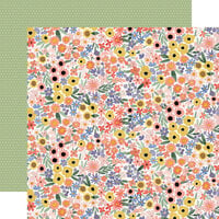 Carta Bella Paper - Here There And Everywhere Collection - 12 x 12 Double Sided Paper - Wildflower Blooms