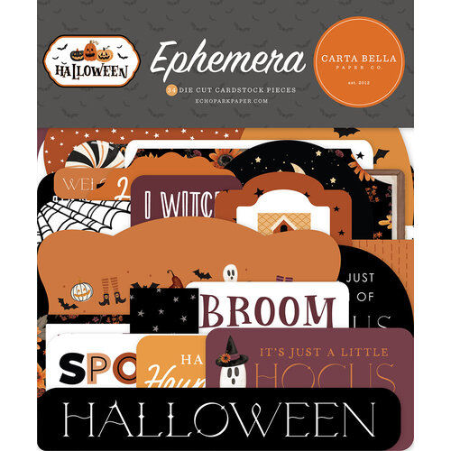 Carta Bella Paper - Halloween Collection - Ephemera
