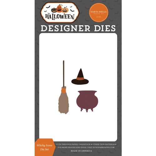 Carta Bella Paper - Halloween Collection - Designer Dies - Witchy Icons