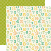 Carta Bella Paper - It's a Boy Collection - 12 x 12 Double Sided Paper - Counting Numbers