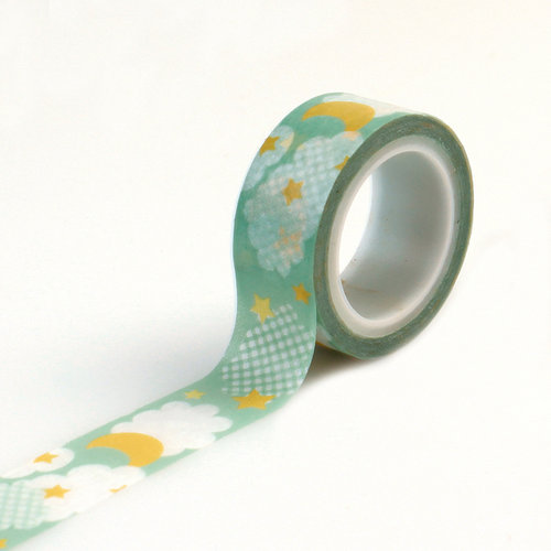 Carta Bella Paper - It's a Boy Collection - Decorative Tape - Cloud and Stars