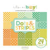 Carta Bella Paper - Dots and Stripes Collection - 6 x 6 Paper Pad - Its a Boy