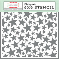 Carta Bella Paper - It's a Boy Collection - 6 x 6 Stencil - Stars