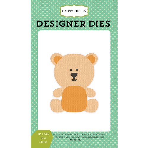 Carta Bella Paper - It's a Boy Collection - Designer Dies - My Teddy Bear