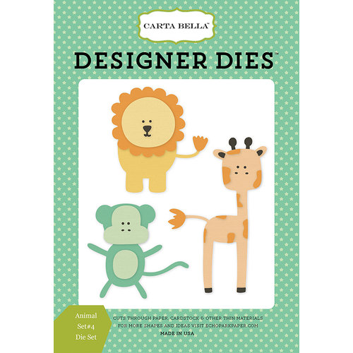 Carta Bella Paper - It's a Boy Collection - Designer Dies - Animal Set 4