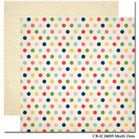 Carta Bella Paper - Its a Celebration Collection - 12 x 12 Double Sided Paper - Multi Dot
