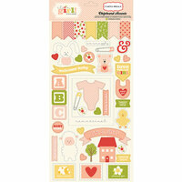 Carta Bella Paper - It's a Girl Collection - Chipboard Stickers