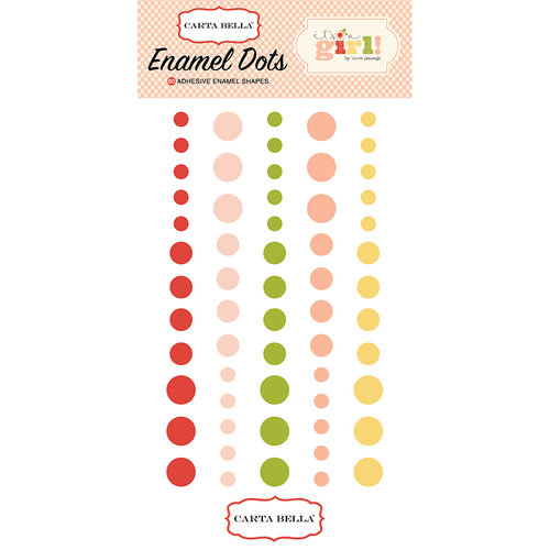 Carta Bella Paper - It's a Girl Collection - Enamel Dots
