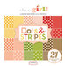 Carta Bella Paper - Dots and Stripes Collection - 6 x 6 Paper Pad - Its a Girl