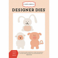 Carta Bella Paper - It's a Girl Collection - Designer Dies - Animal Set 3