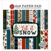 Carta Bella Paper - Let it Snow Collection - 6 x 6 Paper Pad