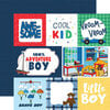 Carta Bella Paper - Little Boy Collection - 12 x 12 Double Sided Paper - Multi Journaling Cards
