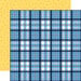 Carta Bella Paper - Little Boy Collection - 12 x 12 Double Sided Paper - Playful Plaid