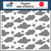 Carta Bella Paper - Little Boy Collection - 6 x 6 Stencils - Cool Clouds and Stars