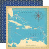 Carta Bella Paper - Let's Cruise Collection - 12 x 12 Double Sided Paper - Atlantic Ocean