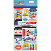 Carta Bella Paper - Let's Cruise Collection - Chipboard Stickers