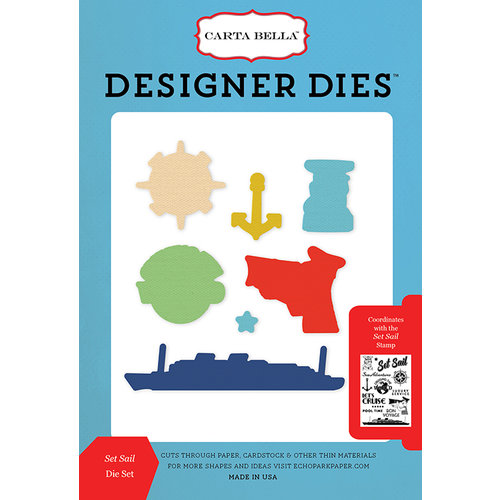 Carta Bella Paper - Let's Cruise Collection - Deisgner Dies - Set Sail