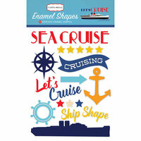 Carta Bella Paper - Let's Cruise Collection - Enamel Shapes