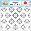 Carta Bella Paper - Farmhouse Living Collection - 6 x 6 Stencils - Country Floral