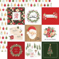 Carta Bella Paper - Letters To Santa Collection - Christmas - 12 x 12 Double Sided Paper - 4 x 4 Journaling Cards
