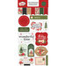 Carta Bella Paper - Letters To Santa Collection - Christmas - Chipboard Embellishments - Phrases